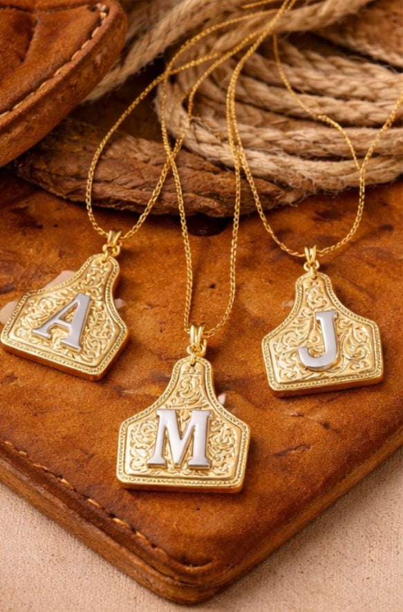The Rodeo Charm Initial Necklace