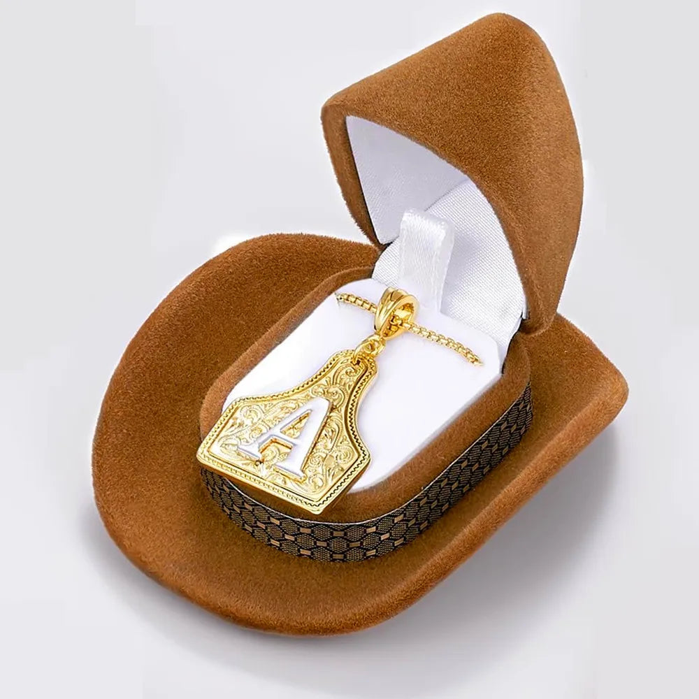 The Rodeo Charm Initial Necklace