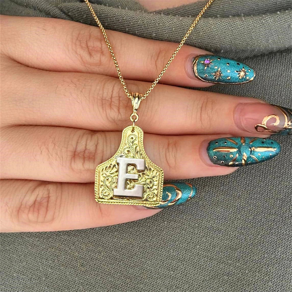 The Rodeo Charm Initial Necklace